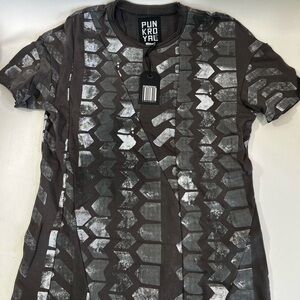 Punk Royal Black and White Graphic Tee